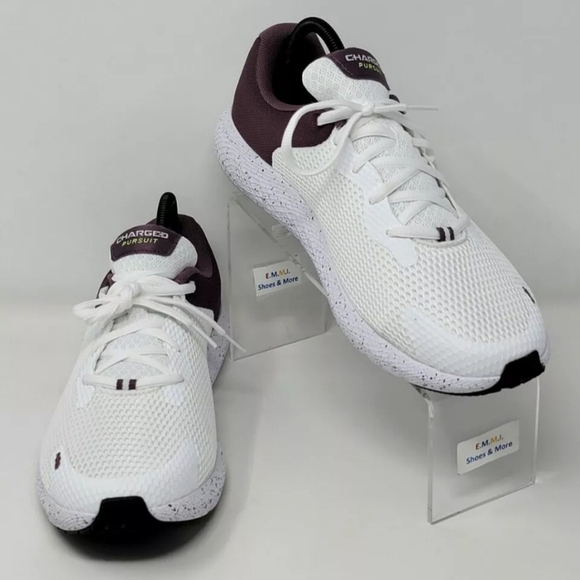 Under Armour Women's Size 11 UA Charged Pursuit 2 Sneakers Shoes 3025244 101 New - Picture 3 of 11